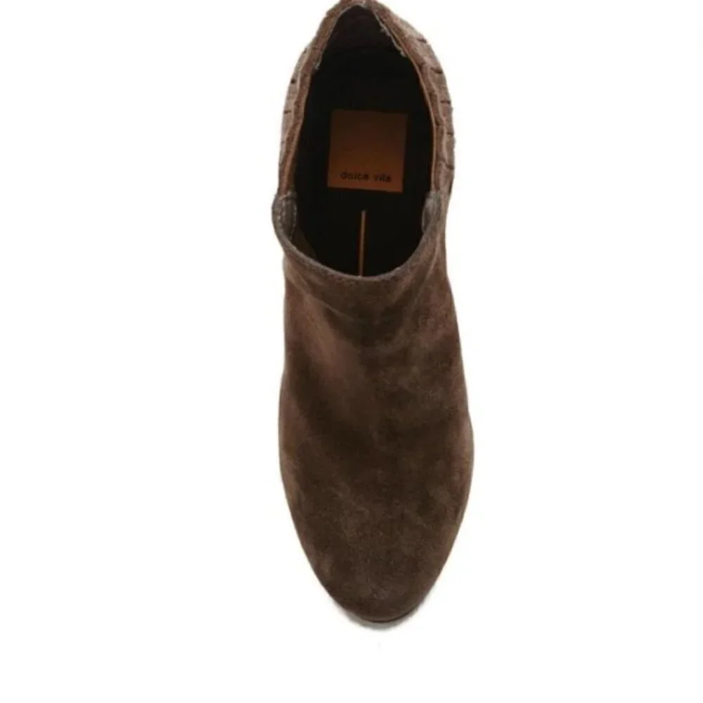 Dolce Vita Gwynn Suede Wedge Booties  10